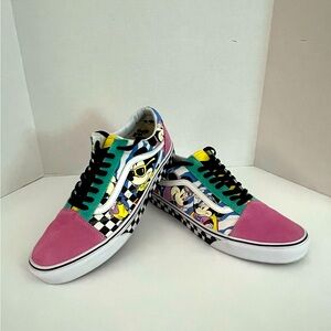 Vans X Disney Old Skool Shoes 80s Mickey Minnie Mouse Mens 12 Sneaker
